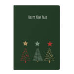 Yeşil Happy New Year Defter