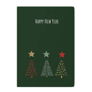 Yeşil Happy New Year Defter