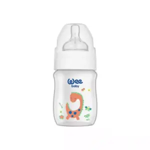 Wee Baby Klasik Plus Geniş Ağızlı PP Biberon - Beyaz