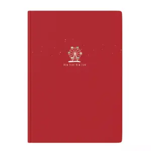 Kırmızı New Year New Fun Defter
