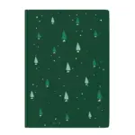 Yeşil Çam Ağacı Desenli Defter