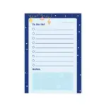 Lacivert Yeni Yıl Temalı Mini Planlayıcı