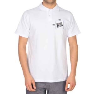 beyaz polo yaka tshirt